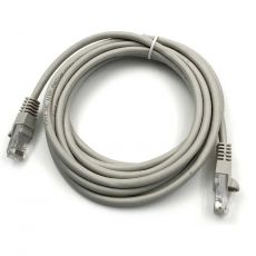 Патч-корд Buro UTP 4 пары cat5E CCA molded 25 м, серый