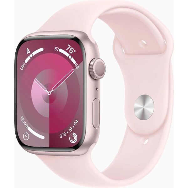 Умные часы Apple Watch Series 9 2023 41 мм розовый/светло-розовый [mr9n3ll/a]